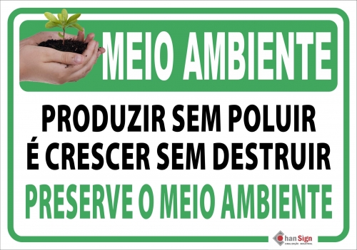 Meio ambiente: Produzir sem poluir