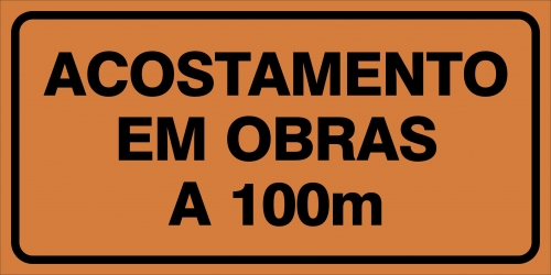 Obras: Acostamento a 100m