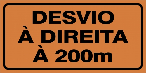 Obras: desvio à direita 200m