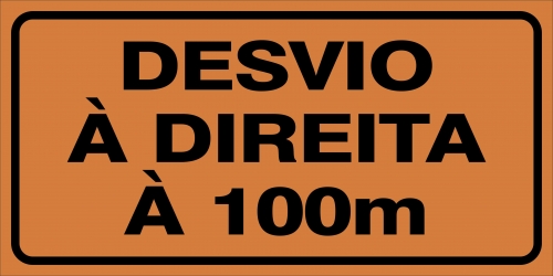 Obras: desvio à direita 100m