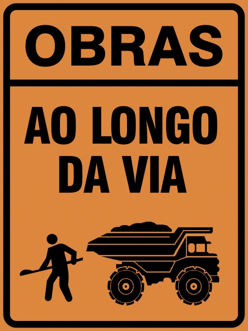 Obras: Ao longo da via
