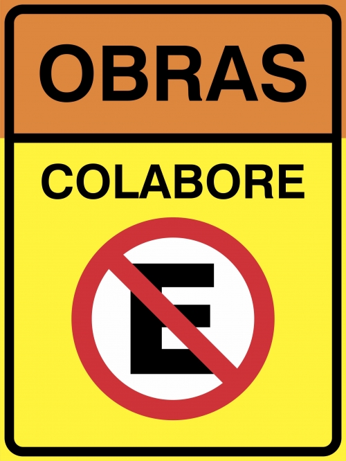 Obras: Não estacione, colabore 