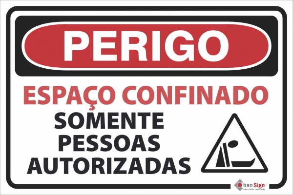 PERIGO: ESPAÇO CONFINADO