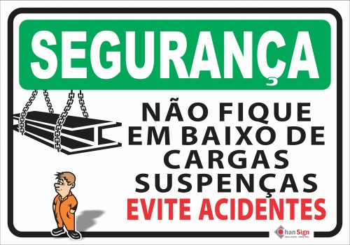 Segurança: Carga suspensa